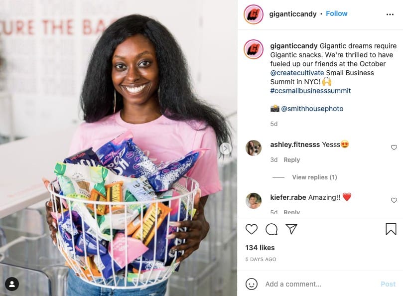 Gigantic Candy partners with Create Cultivate conference