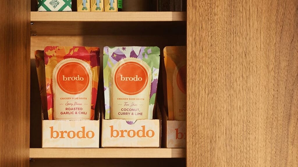 brodo on shelf