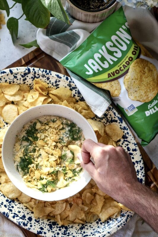 snack with chips