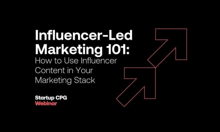startup CPG webinar