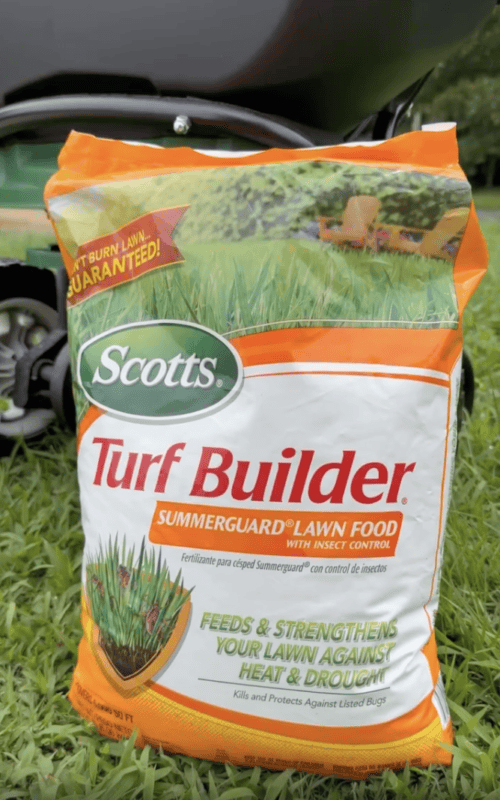Bag of Turf Builder for Scotts