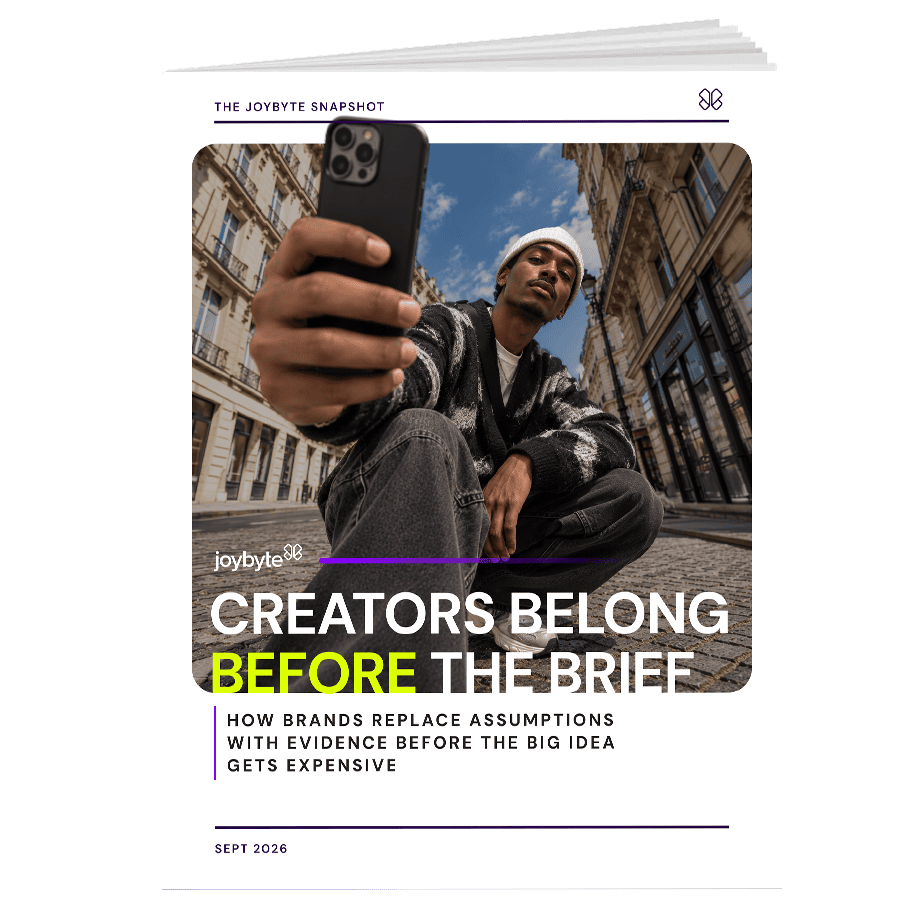 Creators belong before brief